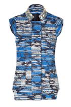 Matthew Williamson Matthew Williamson Blue-multi Embroidered Vest