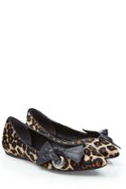 Marc Jacobs Marc Jacobs Calf Hair Ballerinas With Leather