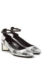 Pierre Hardy Pierre Hardy Leather And Snakeskin Mary-janes