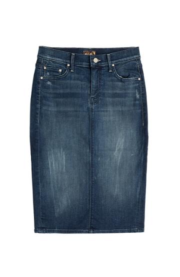 Mother Denim Pencil Skirt