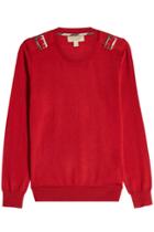 Burberry London Burberry London Wool Pullover With Buckles