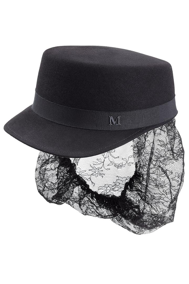 Maison Michel Maison Michel Cara Nest Hat - Black