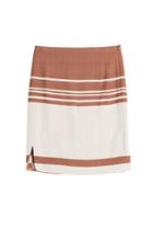 J.w. Anderson J.w. Anderson Striped Crepe Skirt