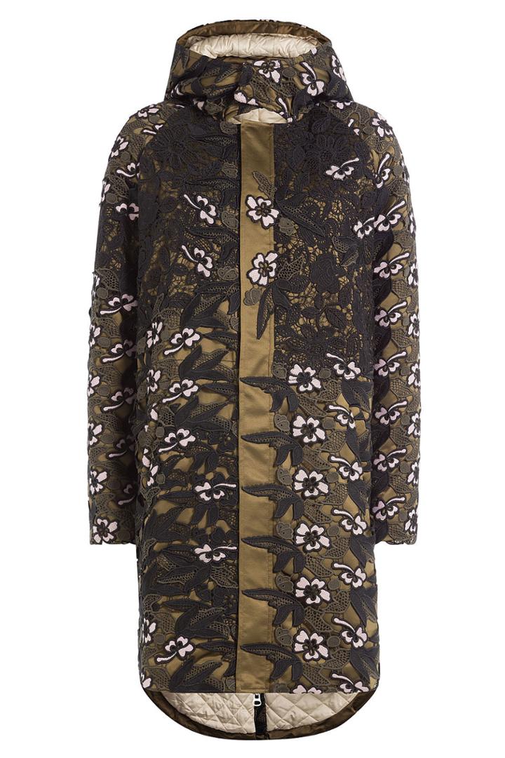 Self-portrait Self-portrait Parka With Lace - Multicolored