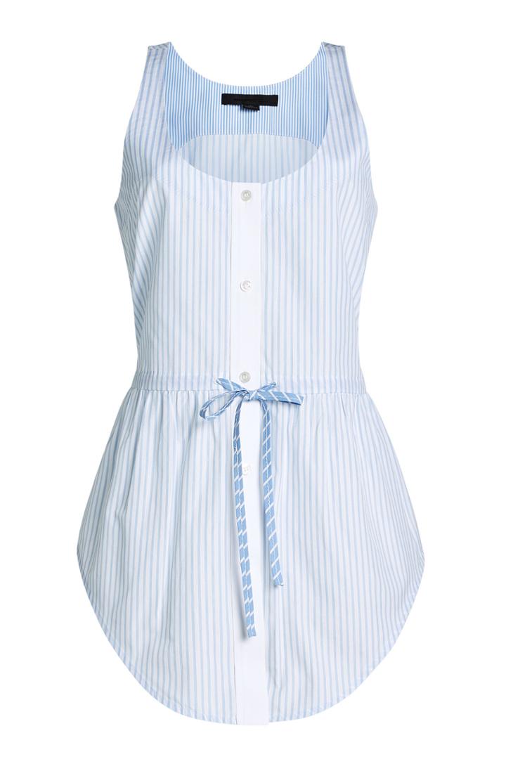 Alexander Wang Alexander Wang Cotton Top With Drawstring Tie