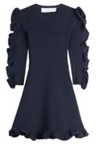Victoria Victoria Beckham Victoria Victoria Beckham Dress With Ruffled Sleeves