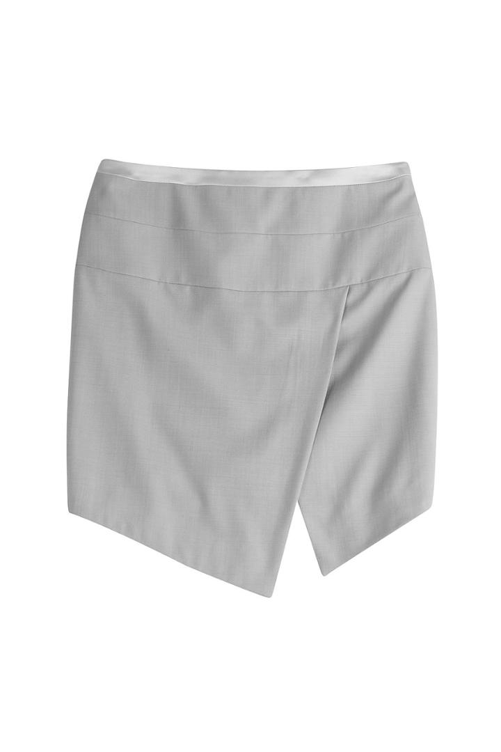 Alexandre Vauthier Alexandre Vauthier Asymmetric Mini Skirt - Grey
