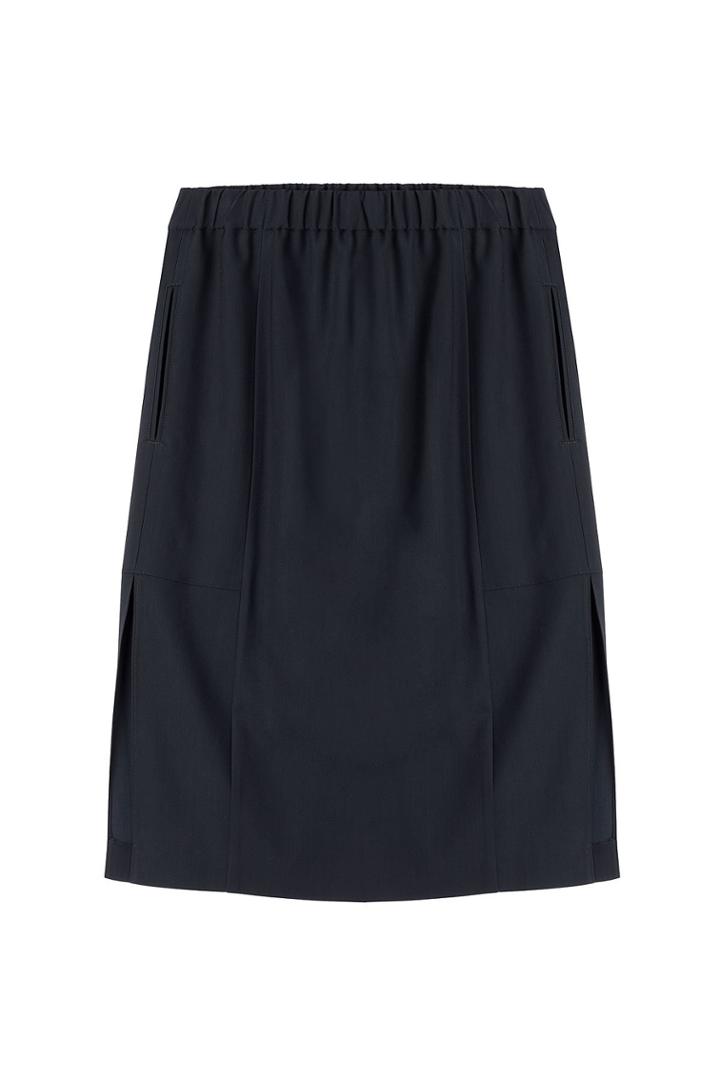 Kenzo Kenzo Satin Elastic Waist Skirt