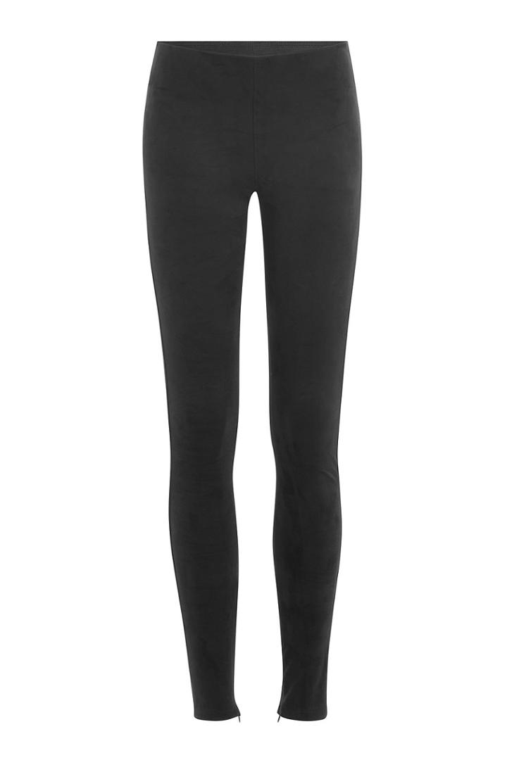Velvet Velvet Stretch Leggings With Zipped Ankles