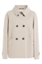 Maison Margiela Maison Margiela Cotton-silk Pea Coat - Beige