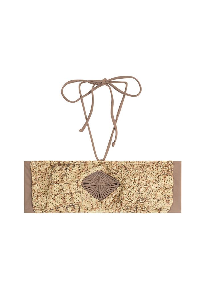 Luli Fama Luli Fama Secrets In The Sand Bandeau Bikini Top