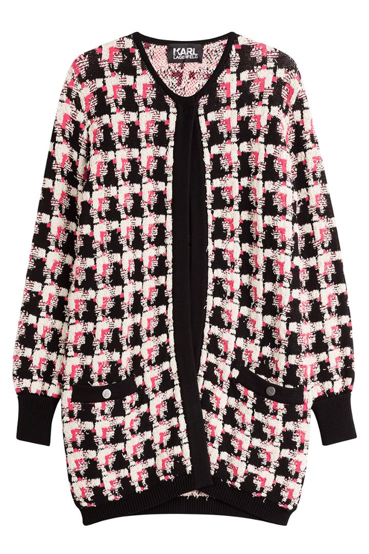 Karl Lagerfeld Karl Lagerfeld Chunky Knit Cardigan - Multicolor