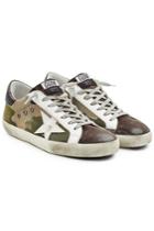 Golden Goose Deluxe Brand Golden Goose Deluxe Brand Super Star Cotton And Leather Sneakers