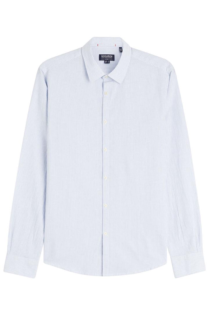 Woolrich Woolrich Cotton Shirt With Linen