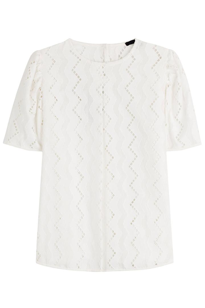 Sly010 Sly010 Wool Top With Eyelet Trim
