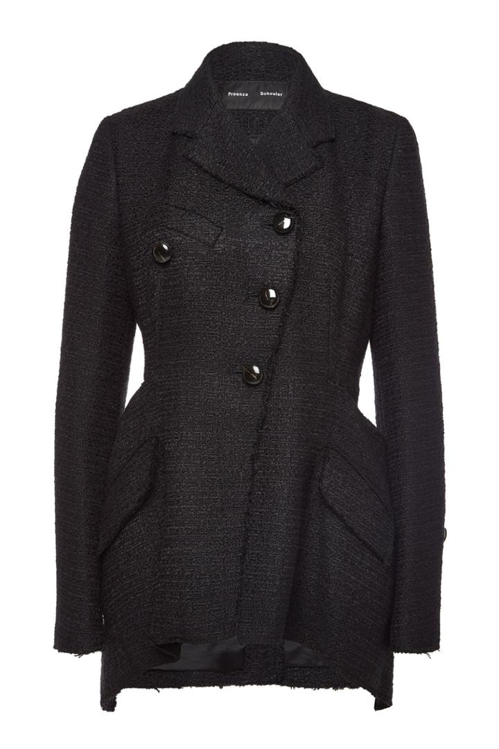 Proenza Schouler Proenza Schouler Asymmetric Tweed Blazer