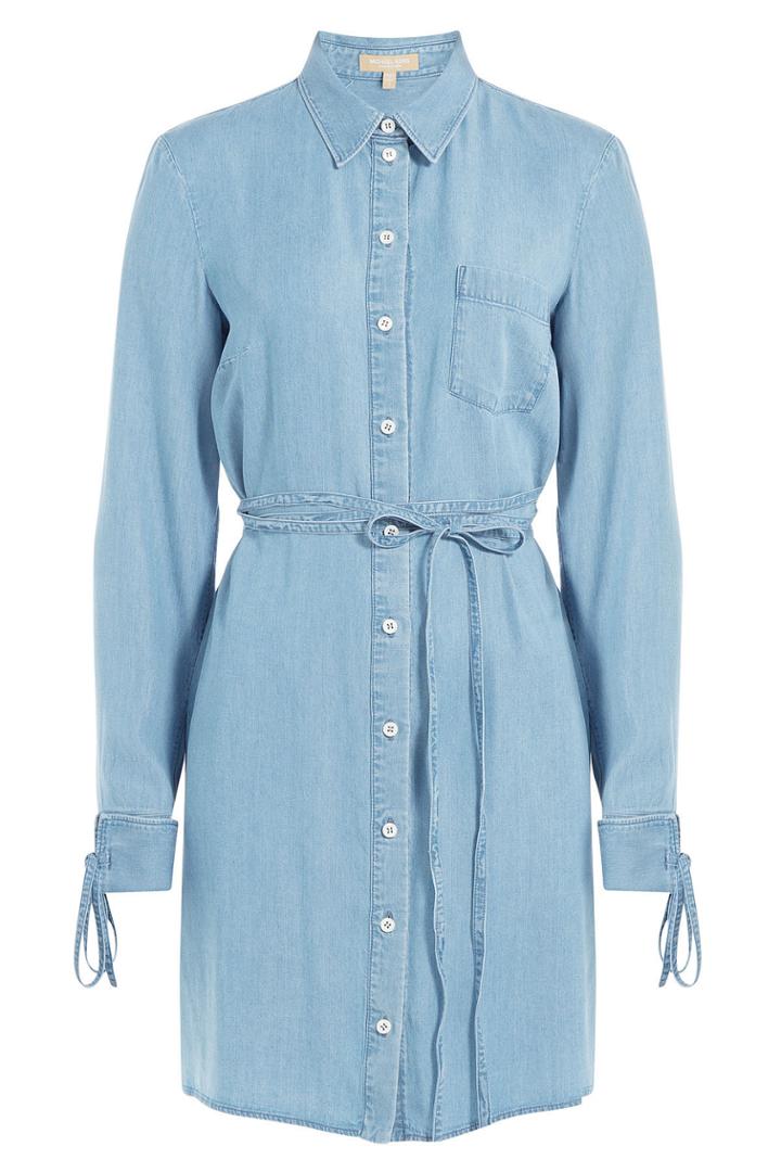 Michael Kors Michael Kors Denim Shirtdress - Blue