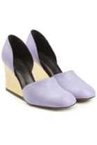 Peter Pilotto X Neous Peter Pilotto X Neous Stylebop.com Exclusive Leather Wedge Pumps