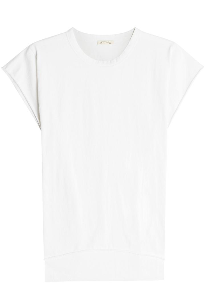 American Vintage American Vintage Cotton T-shirt With High-low Hem