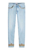 Palm Angels Palm Angels Embroidered Slim Jeans