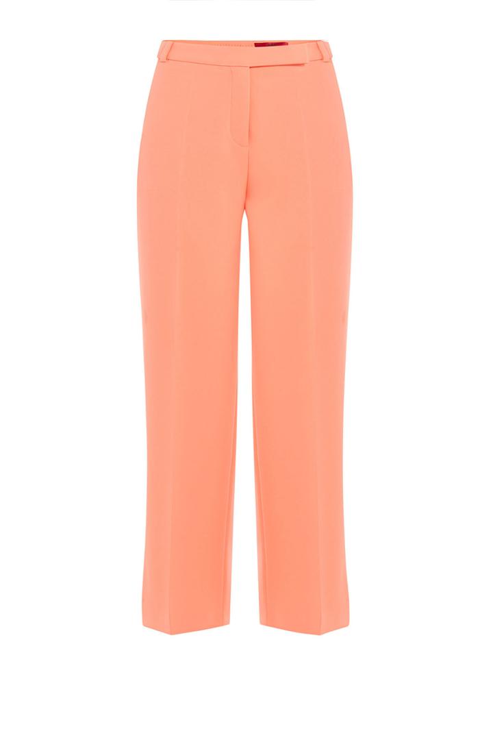 Hugo Hugo Cropped Crepe Pants - Red