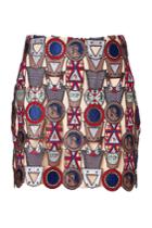 Mary Katrantzou Mary Katrantzou Poppycon Lace Mini-skirt - None