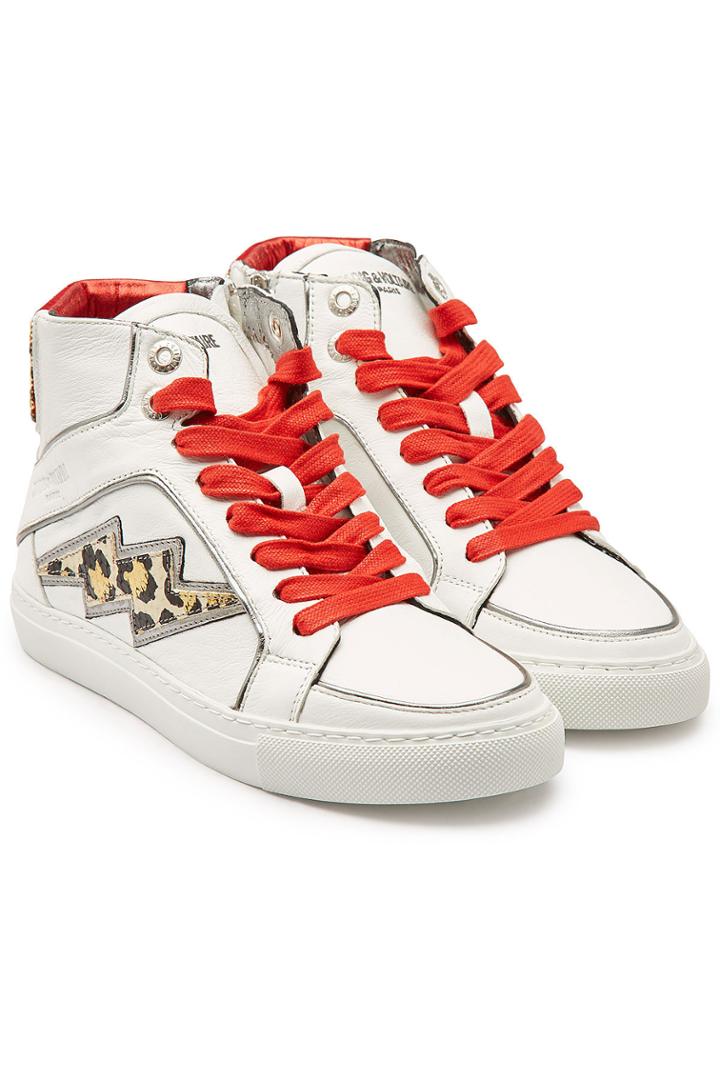 Zadig & Voltaire Zadig & Voltaire Leather High-tops With Studs
