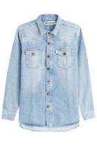 Off-white Off-white Cotton Logo Button-down - Blue