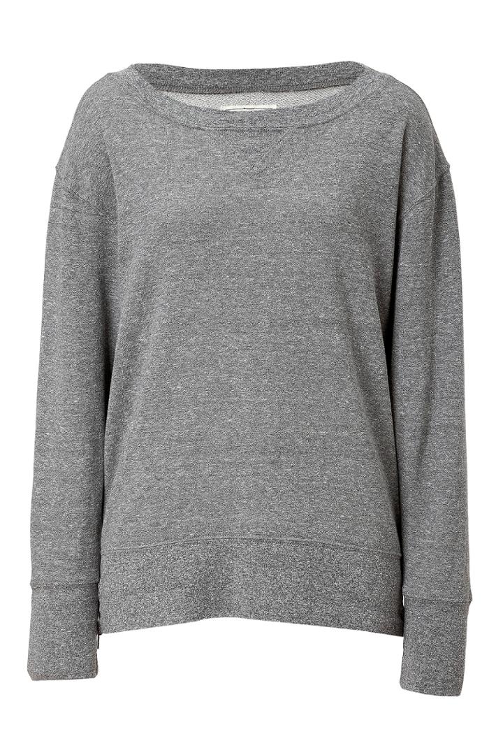 Current/elliott Current/elliott Oversize Pullover In Heather Grey