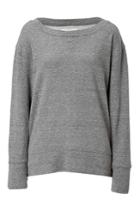 Current/elliott Current/elliott Oversize Pullover In Heather Grey