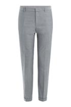 Jil Sander Jil Sander Wool-cotton Ankle Pants - Grey