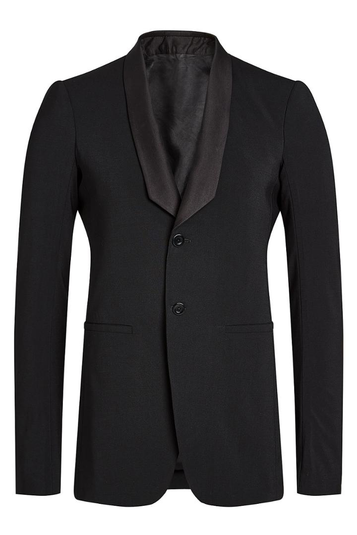 Rick Owens Rick Owens Tuxedo Blazer With Wool