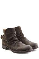 Fiorentini & Baker Fiorentini & Baker Suede Buckle Back Ankle Boots - Grey