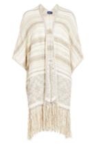 Ralph Lauren Polo Ralph Lauren Polo Fringed Cardigan With Cotton, Silk And Linen
