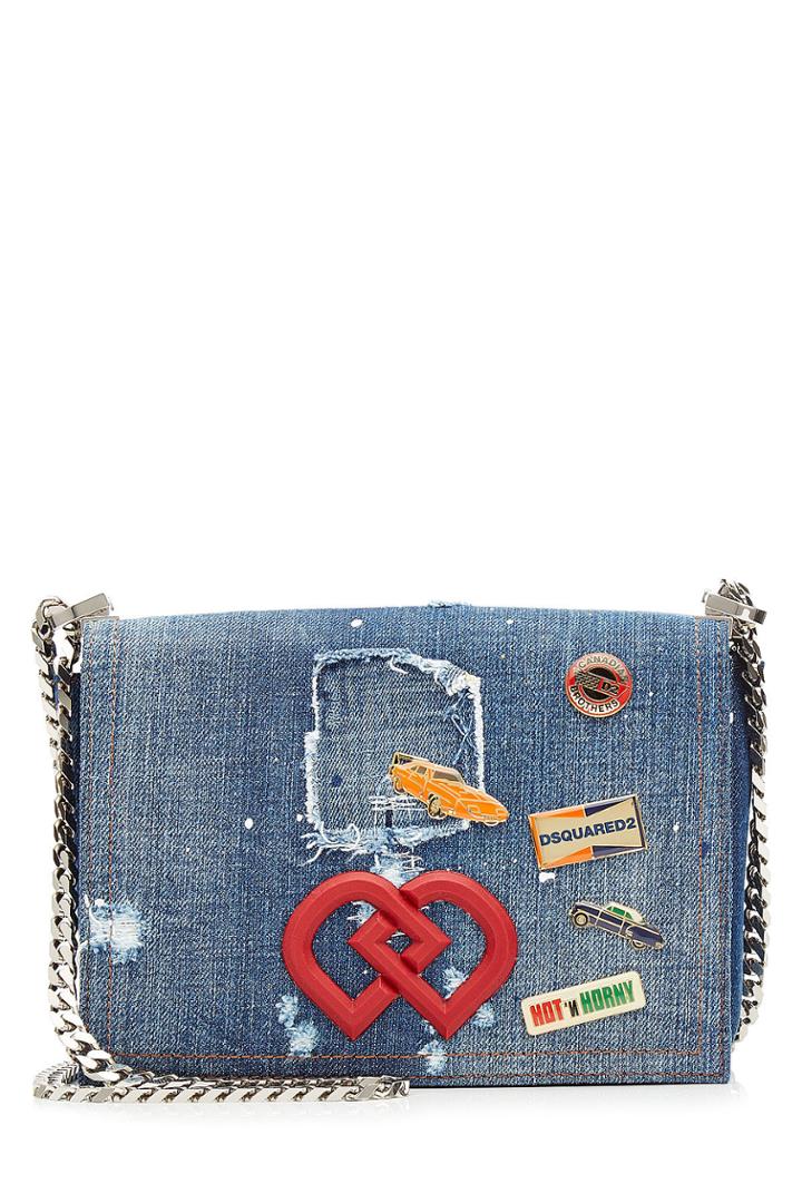 Dsquared2 Dsquared2 Denim Shoulder Bag