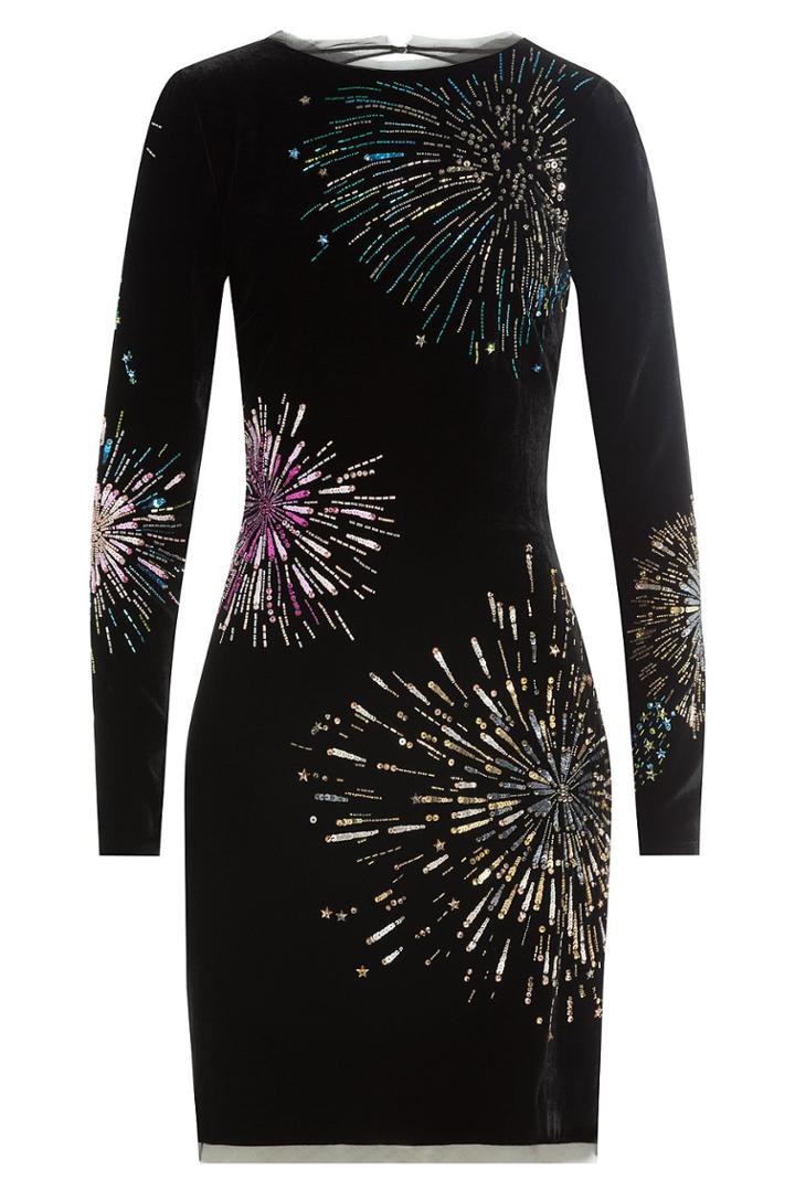 Roberto Cavalli Roberto Cavalli Silk Dress With Bead Embellishment - Black