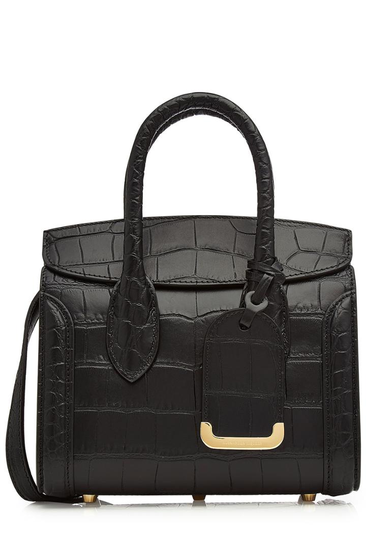 Alexander Mcqueen Alexander Mcqueen Mini Heroine Leather Shoulder Bag
