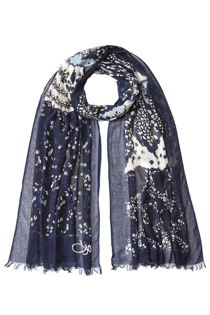 Diane Von Furstenberg Diane Von Furstenberg Printed Scarf - Blue