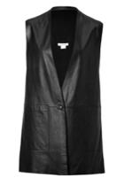 Helmut Lang Helmut Lang Leather Vest - Black