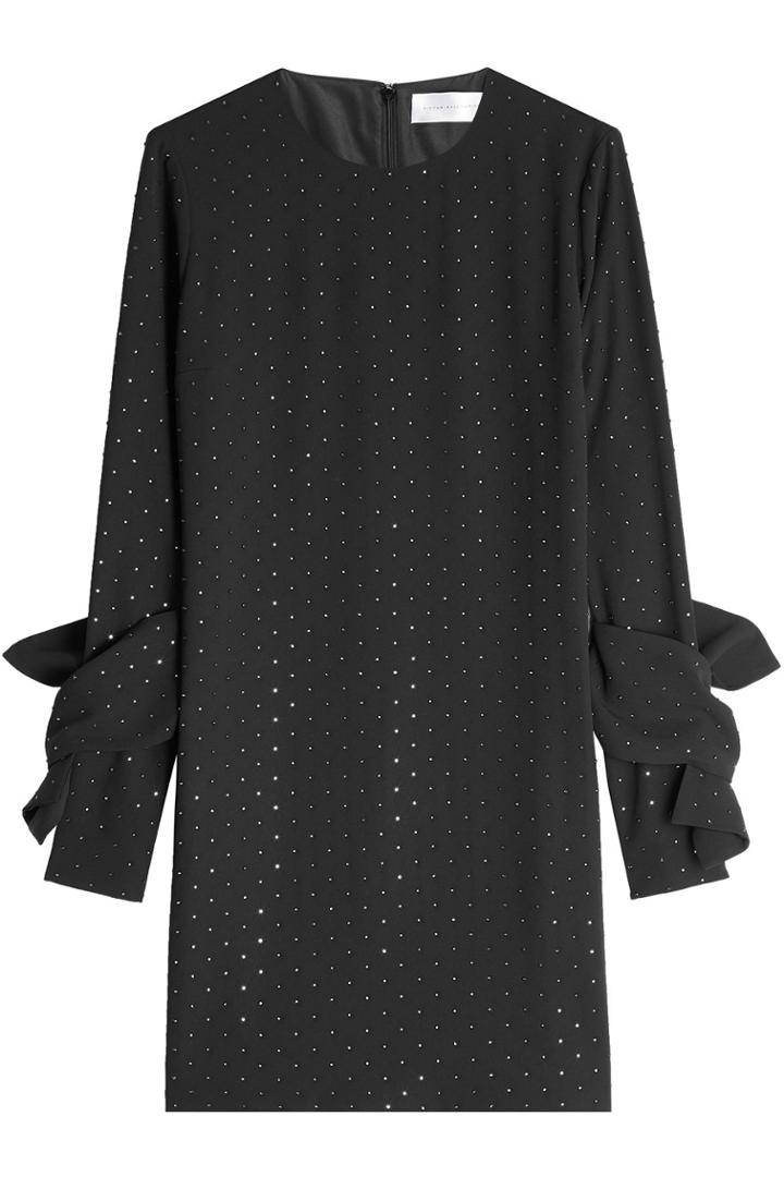 Victoria Victoria Beckham Victoria Victoria Beckham Embellished Twist Sleeve Dress