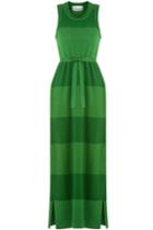 Sonia Rykiel Sonia Rykiel Wool-silk Striped Knit Dress - Green