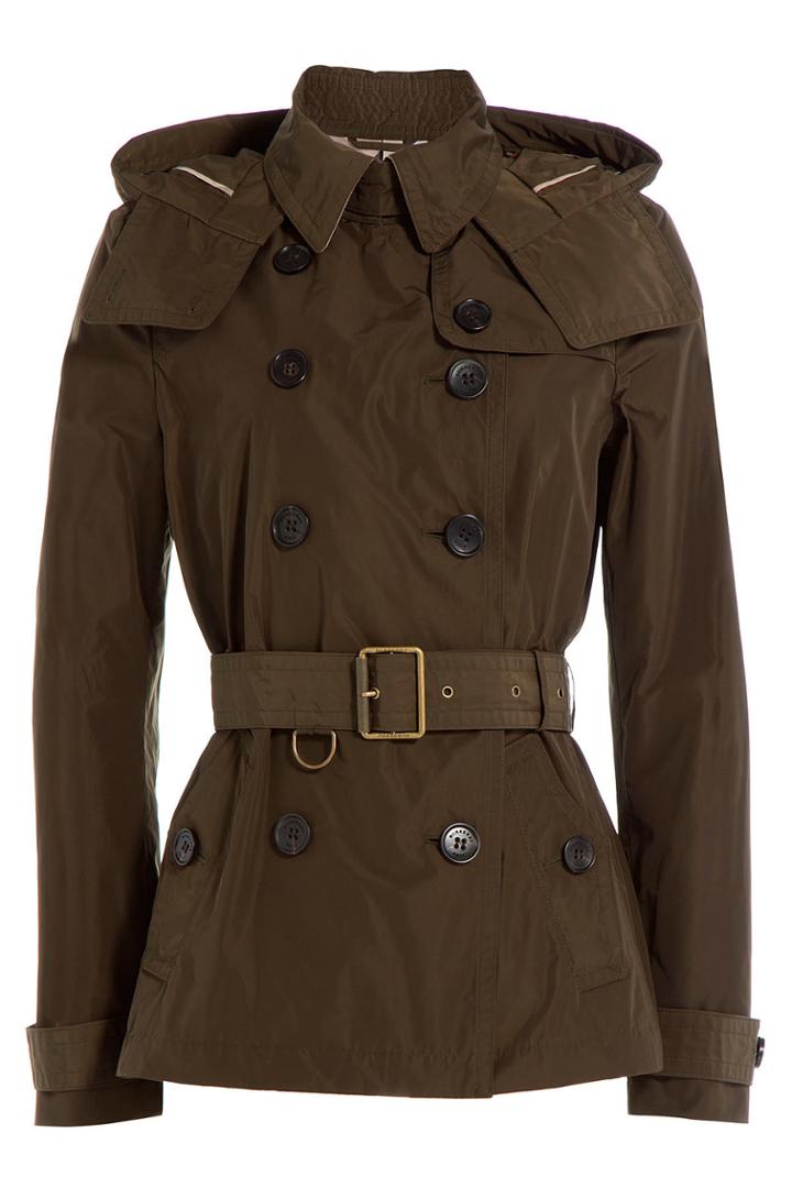 Burberry Brit Burberry Brit Waterproof Trench Jacket With Hood