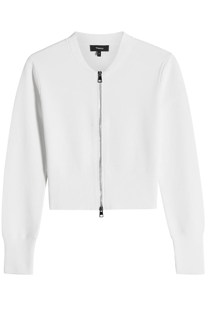 Theory Theory Zipped Knit Bomber Jacket