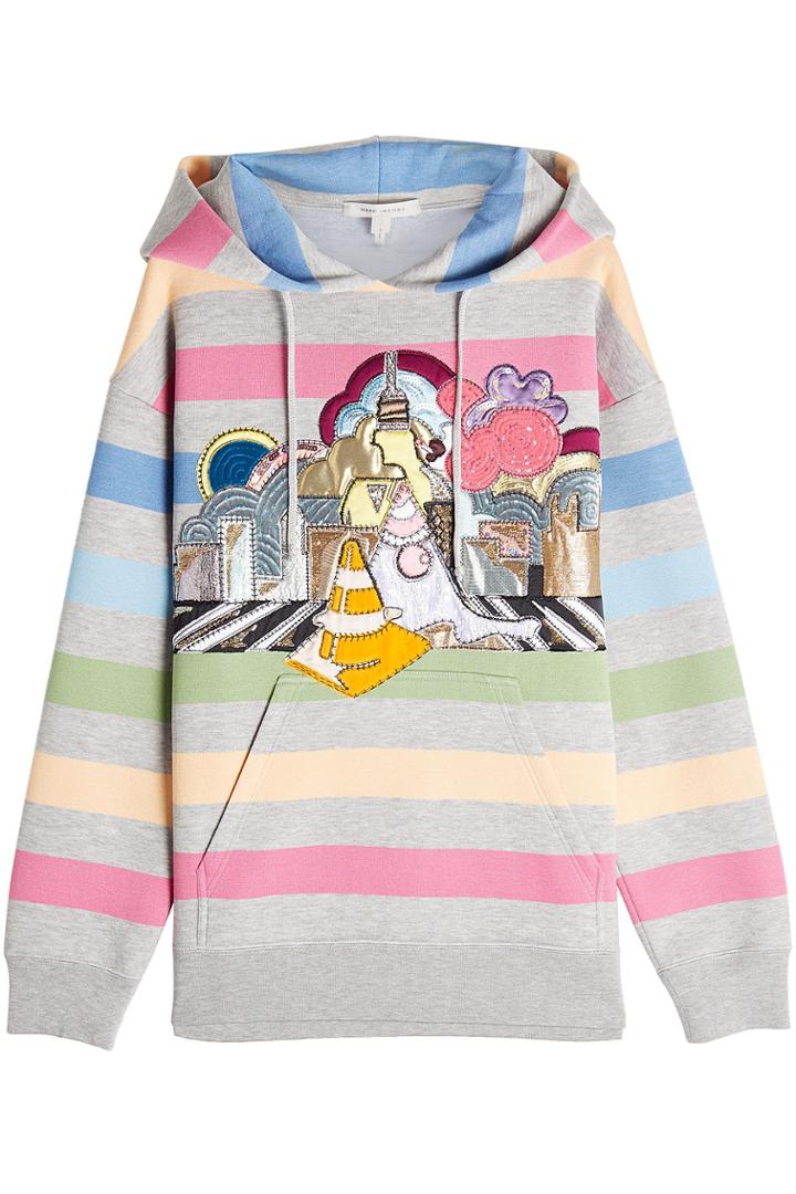 Marc Jacobs Marc Jacobs Embellished Hoody With Patches