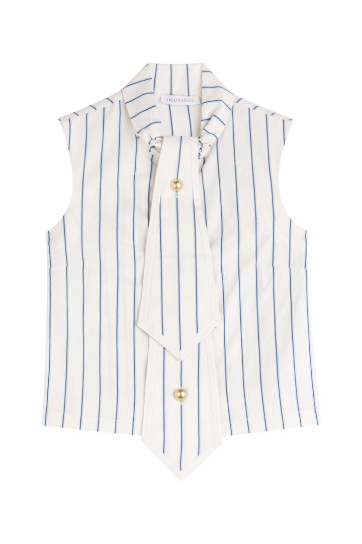 J.w. Anderson J.w. Anderson Striped Cotton Blouse - Stripes