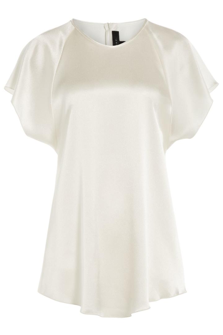Ellery Ellery Satin Top - White