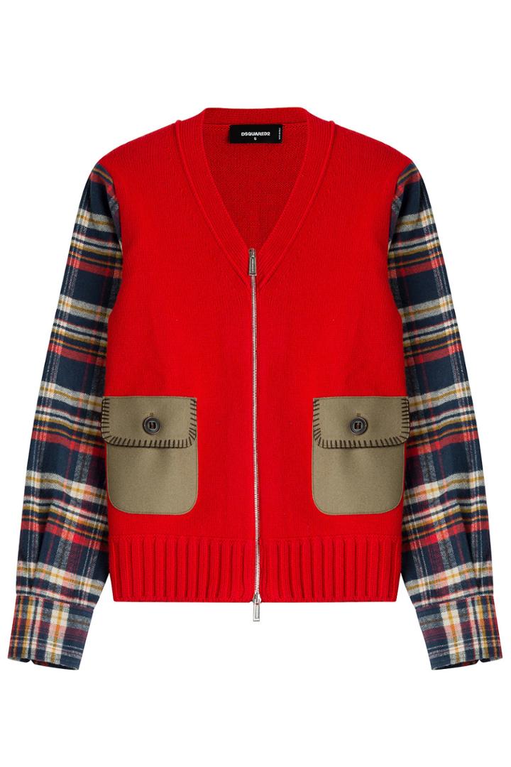 Dsquared2 Dsquared2 Cotton And Virgin Wool Cardigan