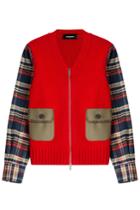 Dsquared2 Dsquared2 Cotton And Virgin Wool Cardigan