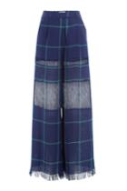Msgm Msgm Wide Leg Linen Pants