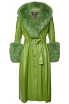 Saks Potts Saks Potts Foxy Forest Leather Coat With Fox Fur